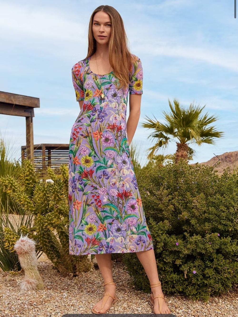 Johnny Was | DAPHNE MESH MIDI DRESS